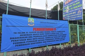 Ilegal, Sekolah Swasta Mewah di Bekasi Al Kareem Islamic School Disegel