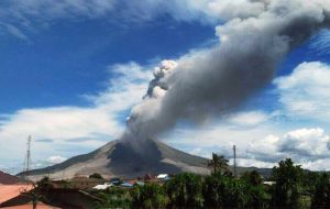 Getaran Hebat, Gunung Marapi di Agam Kembali Erupsi